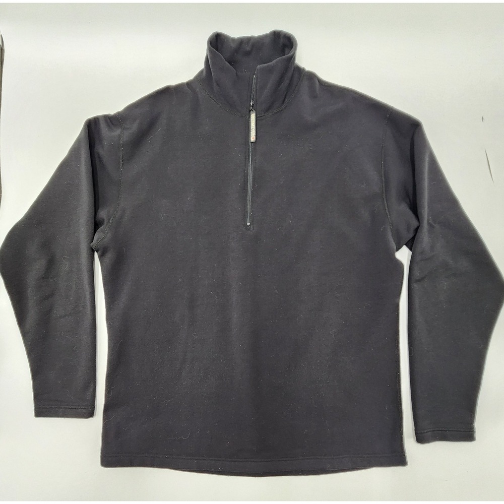 ORIGINAL‎ OBERMEYER POLARTEK 1/2 ZIP SWEATSHIRT BLACK